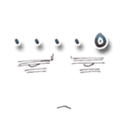 大きい文字なお顔（個別スタンプ：29）