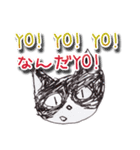 大きい文字なお顔（個別スタンプ：40）