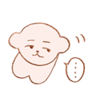 ピンクのいぬのスタンプ（個別スタンプ：1）