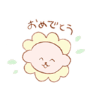 ピンクのいぬのスタンプ（個別スタンプ：10）