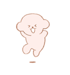 ピンクのいぬのスタンプ（個別スタンプ：14）