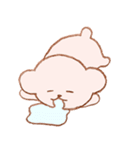 ピンクのいぬのスタンプ（個別スタンプ：22）
