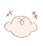 ピンクのいぬのスタンプ（個別スタンプ：24）