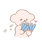 ピンクのいぬのスタンプ（個別スタンプ：36）