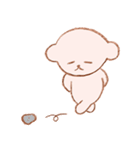 ピンクのいぬのスタンプ（個別スタンプ：39）