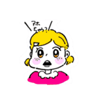 使える！ヘンテコキャラと挨拶スタンプ（個別スタンプ：1）