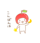 だてなりんごまる（個別スタンプ：3）