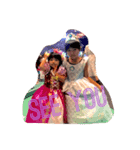 私の可愛い仲良し姉妹（個別スタンプ：3）
