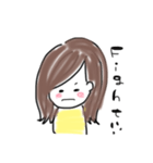 手書きGirl ❤︎（個別スタンプ：8）