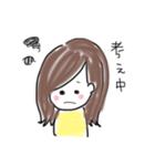 手書きGirl ❤︎（個別スタンプ：9）