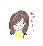 手書きGirl ❤︎（個別スタンプ：12）