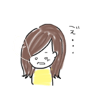 手書きGirl ❤︎（個別スタンプ：13）