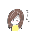 手書きGirl ❤︎（個別スタンプ：14）