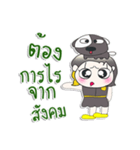 Miss.. YaYo. Love dog..^^（個別スタンプ：36）