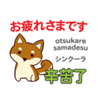 犬の気持ち 日本語台湾語（個別スタンプ：5）