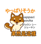 犬の気持ち 日本語台湾語（個別スタンプ：15）