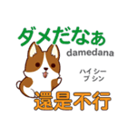 犬の気持ち 日本語台湾語（個別スタンプ：27）