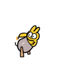 The Moving Yellowrabbit（個別スタンプ：19）