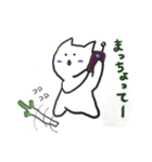 White cat Every day（個別スタンプ：6）