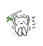 White cat Every day（個別スタンプ：7）