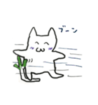 White cat Every day（個別スタンプ：21）