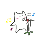 White cat Every day（個別スタンプ：23）