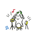 White cat Every day（個別スタンプ：24）