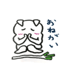 White cat Every day（個別スタンプ：34）