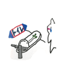 White cat Every day（個別スタンプ：39）