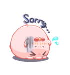 Pink Boo - The Chubby Pig（個別スタンプ：3）