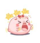 Pink Boo - The Chubby Pig（個別スタンプ：4）