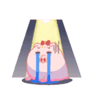 Pink Boo - The Chubby Pig（個別スタンプ：7）