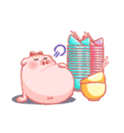 Pink Boo - The Chubby Pig（個別スタンプ：19）