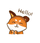 Little Shiba - English Version（個別スタンプ：14）