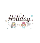 Holiday(休日）スタンプ。（個別スタンプ：18）