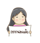 Khunkaew : Message Lovely（個別スタンプ：25）