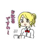 にたまごのおじさんとお嬢様スタンプ（個別スタンプ：27）