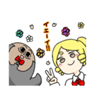 にたまごのおじさんとお嬢様スタンプ（個別スタンプ：40）