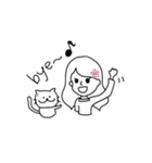 さっちゃん＆にゃんたろう 1（個別スタンプ：9）