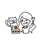 さっちゃん＆にゃんたろう 1（個別スタンプ：10）
