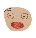 いろんな表情,顔（個別スタンプ：7）