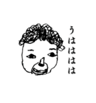 engraving-face（個別スタンプ：10）