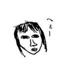 engraving-face（個別スタンプ：11）