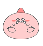 腹が多くの恐竜（個別スタンプ：1）