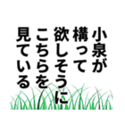 小泉さん名前ナレーション（個別スタンプ：40）