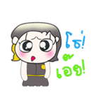 Hello！ My name is Yayo..^^（個別スタンプ：7）