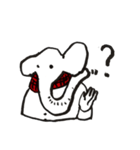 Elephant Sticker-winter-（個別スタンプ：4）