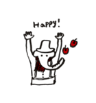Elephant Sticker-winter-（個別スタンプ：8）