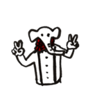 Elephant Sticker-winter-（個別スタンプ：22）