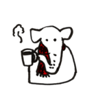 Elephant Sticker-winter-（個別スタンプ：23）